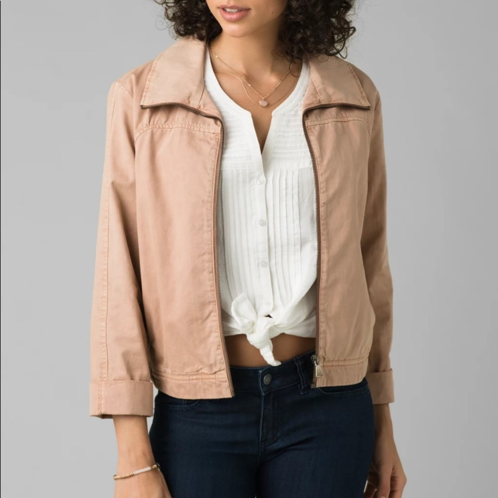 Prana Rose Pink Lightweight Lookout Jacket Medium